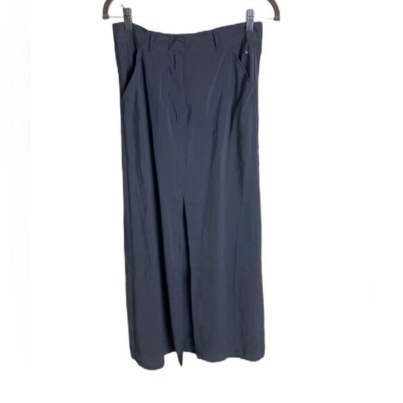 #308 MAX STUDIO High Slit Rayon Maxi Skirt - Picture 1 of 10